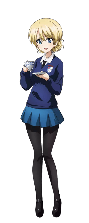 This is the Avatar Image for the Darjeeling (Girl Und Panzer) AI Voice and Text to Speech Generator